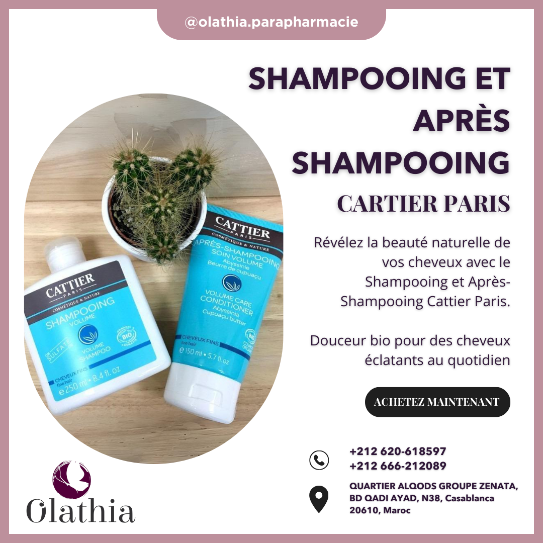 Shampooing et Après-Shampooing Cattier Paris